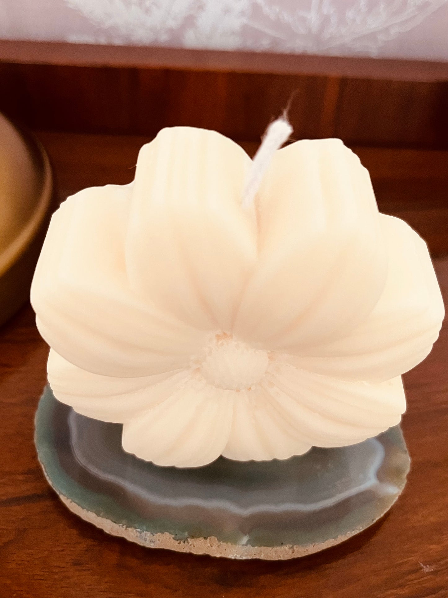 Flower Pillar Candle