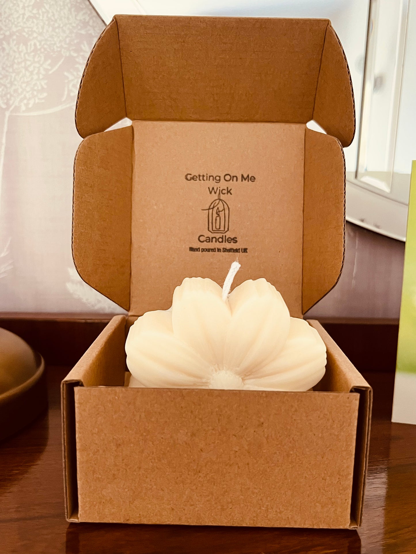 Flower Pillar Candle
