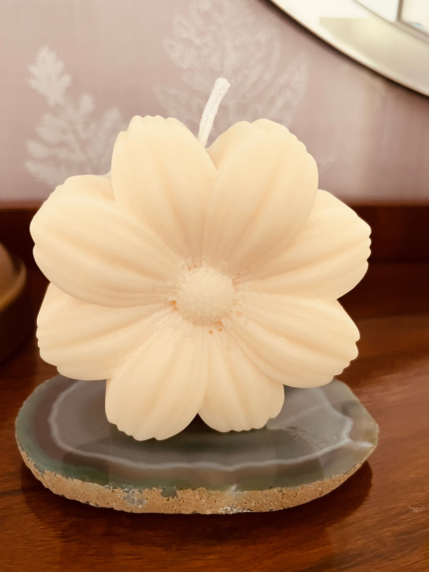 Flower Pillar Candle